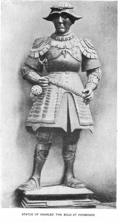 THE STATUE OF CHARLES OF BURGUNDY AT INNSBRCK