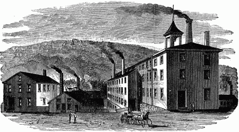 Factory Of The Fitchburg Woolen Mill Company.