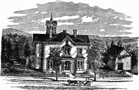 Residence Of Mrs. Salmon W. Putnam, Walnut Street