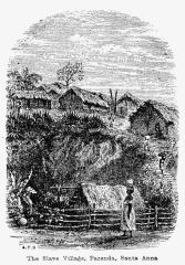 Illustration: The Slave Village, Fazenda, Santa Anna