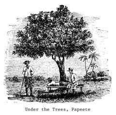 Illustration: Under the Trees, Papeete