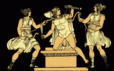 Orestes And The Furies.