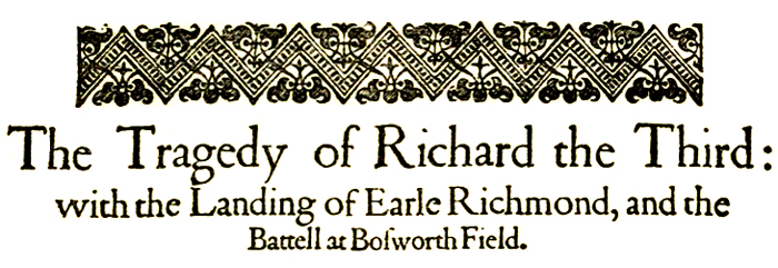 Richard III Act 5 Scenes 4 and 5: My kingdom for a horse
