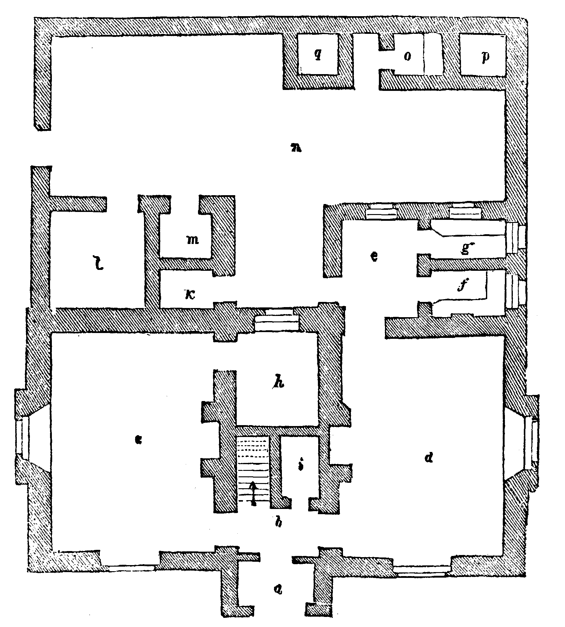 Plan of cottage