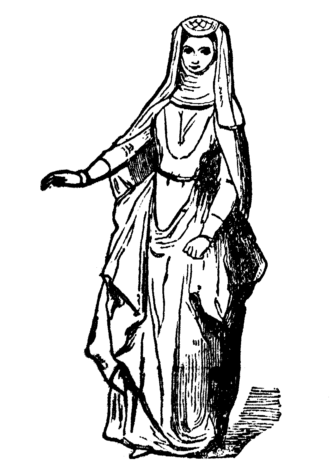 Costume of of the thirteenth century