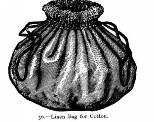 Linen Bag for Cotton.