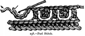Purl Stitch.