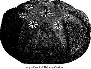 Crochet Brioche Cushion.