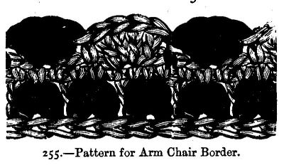 Pattern for Arm Chair Border.