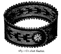 Crochet Garter.
