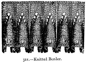 Knitted Border.