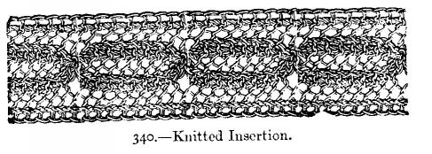 Knitted Insertion.
