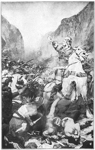 Roland in den veldslag van Roncevalles