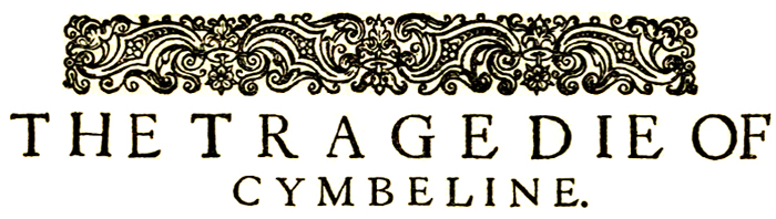Cymbeline By William Shakespeare