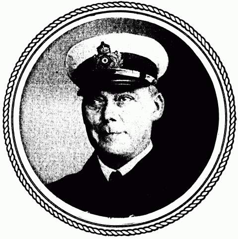 COMMANDER THIERICHENS—Commander of the German commerce-raider Prinz Eitel Friedrich, which sank the American sailing ship William P. Frye.