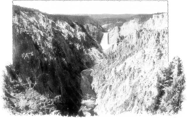 THE CA&Ntilde;ON FROM A DISTANCE.