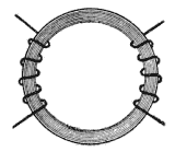 Illustration: Fig. 104. Symbol of Toroidal Impedance Coil