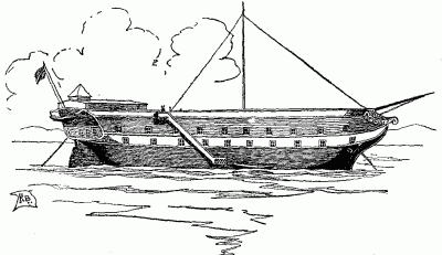 THE PRISON SHIP "JERSEY."