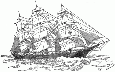 "THE DREADNAUGHT"—NEW YORK AND LIVERPOOL PACKET