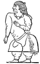THE QUEEN OF PUNT, AS SHE APPEARED AT THE COURT OF HATASU.