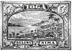 Stamp, "Toga", 5 s.
