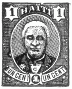 Stamp, "Haiti", 1 cent