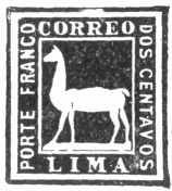 Stamp, "Correo Lima", 2 centavos