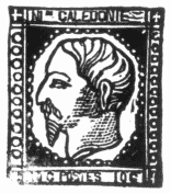 , Stamp, "N. Caledonie", 10 c.
