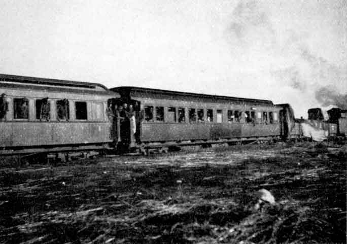 General Botha's train leaves the Orange Free State after the crushing of the Rebellion
