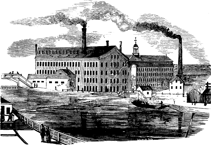 LOWELL MACHINE SHOP About 1860.
