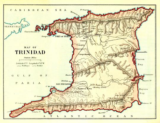 Map of Trinidad