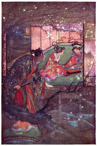 Kato Sayemon in zijn Paleis van den Shōgun Ashikaga