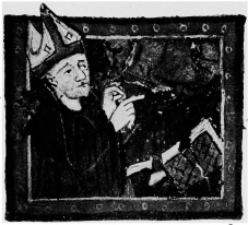 PLATE VII

ABBOT ROGER DE NORTHONE WITH HIS BOOKS

ABBOT GARIN WITH HIS BOOKS