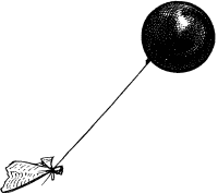 THE BALLOON
AS IT SAILS SLOWLY ABOUT.