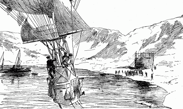 The Start of the Andrée Balloon The Start of the Andrée Balloon