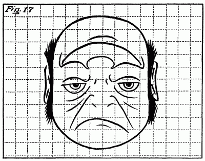 Figure 17: A gloomy man's face.