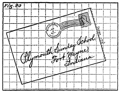 Figure 90: A letter addressed to the Sunday School.