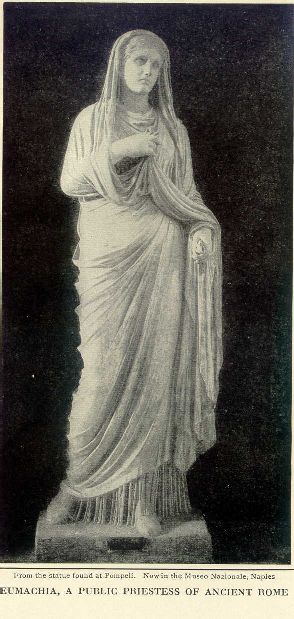 Eumachia, a public priestess of ancient Rome.
