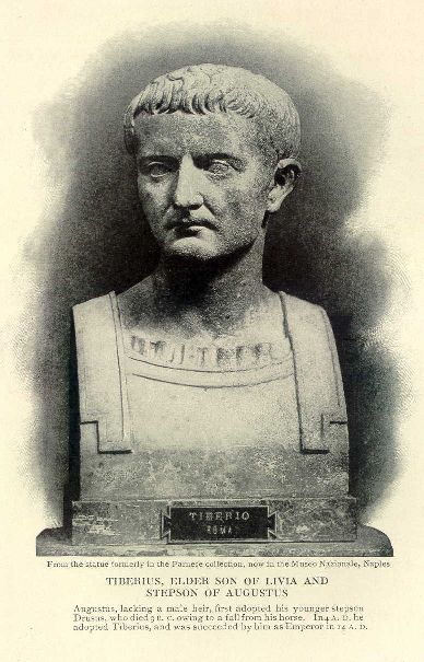 Tiberius, elder son of Livia and stepson of Augustus.