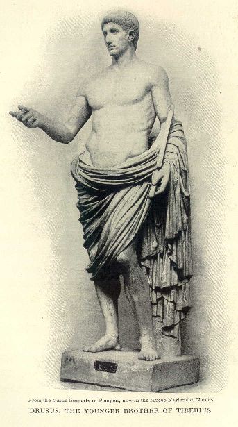 Drusus, the younger brother of Tiberius.