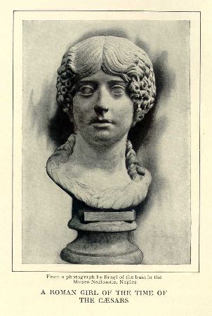 A Roman girl of the time of the Caesars.