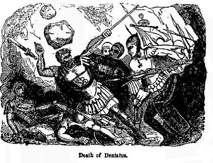Death of Dentatus.
