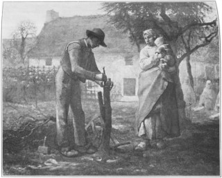 Plate 6.—Millet. "The Grafter." In the collection of William Rockefeller.