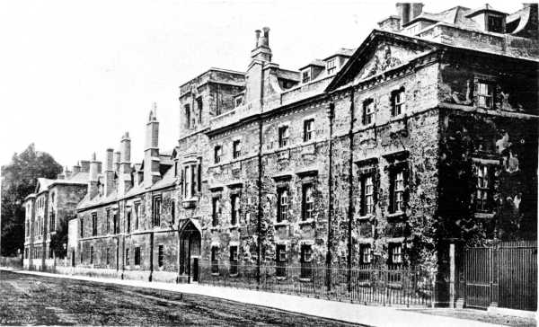 Front of Balliol College, Oxford, in Arnold's Time