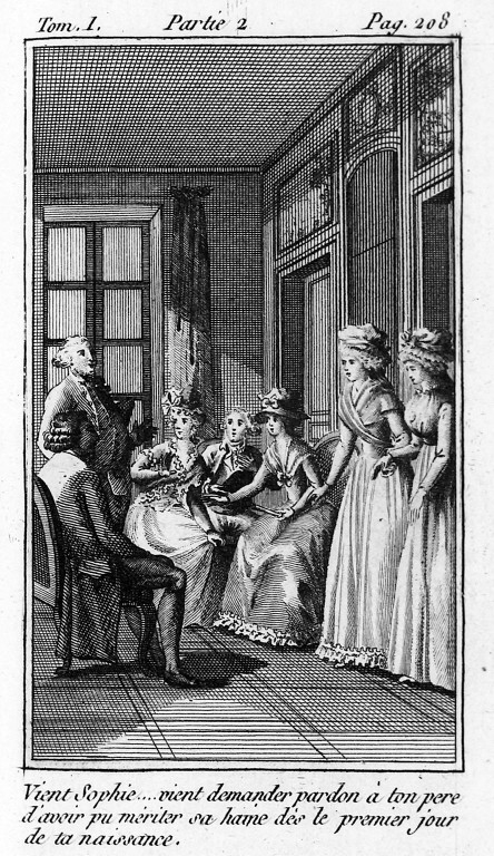 Illustration: Viens, Sophie ... viens demander pardon....