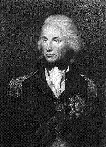 Rear Admiral, Sir Horatio Nelson in 1798