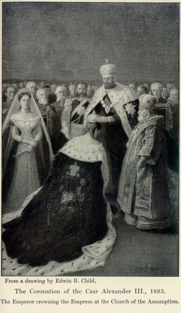 The Coronation of the Czar Alexander III., 1883.