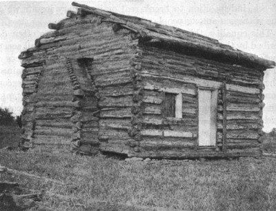 A Log Cabin—Lincoln's Birthplace