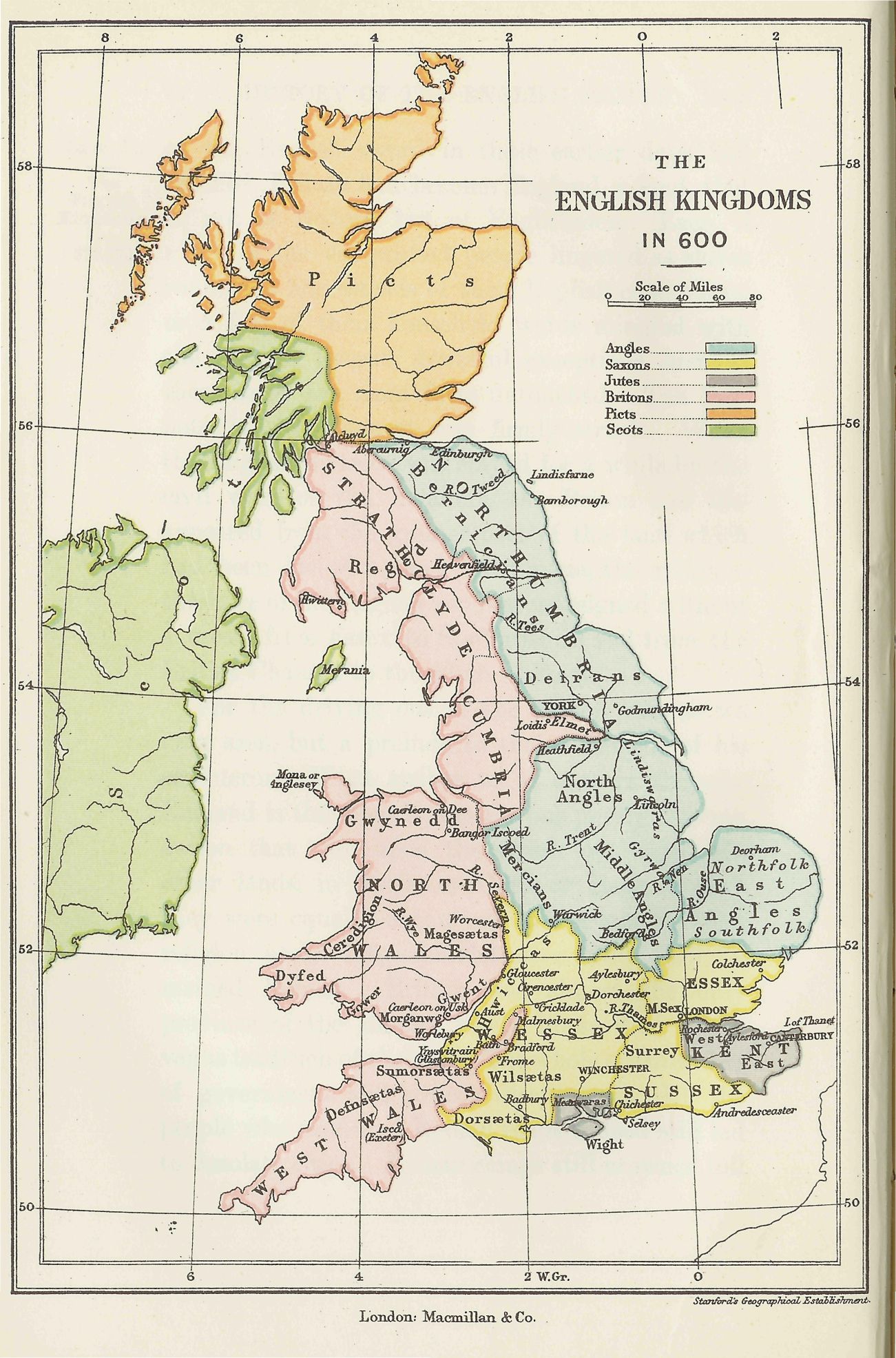 historical maps of england