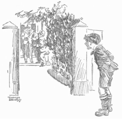 William's spirits sank a little as he approached the gate. He could see
through the trees the fat caravan-owner gesticulating at the door.